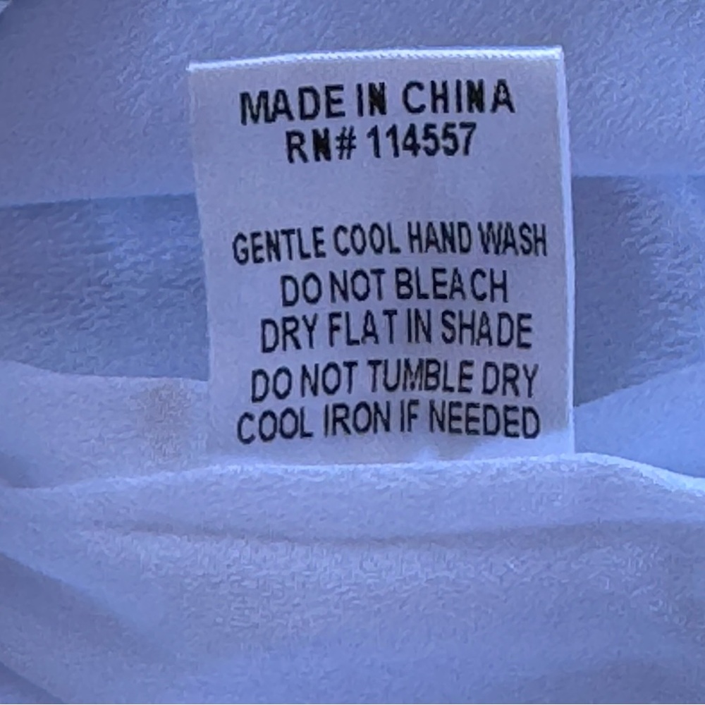 THML Pale Blue V-Neck Textured Mini Dress - Picture 11 of 16